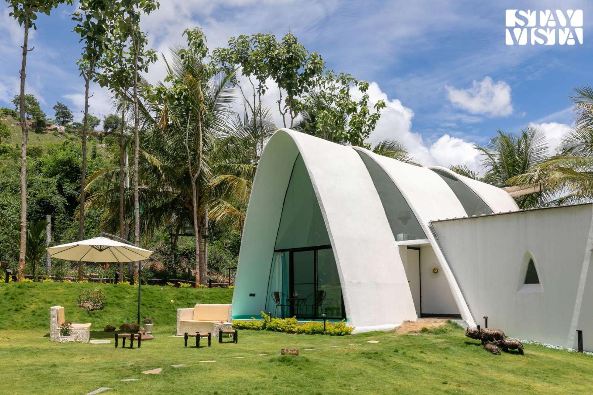 Stayvista At Shwaas Mysore With Private Pool Exteriör bild